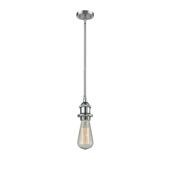 Innovations 516-1S-PC-LED Bare Bulb 1 Light Pendant part of the Ballston Collection, Polished Chrome