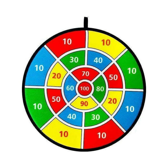 ADVEN Children Dart Board Portable Hanging 36cm Parent-child Interactive Household Preschool Yard Park Garden Dartboards Toy Gift Digit