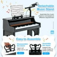thumbnail image 6 of Gymax 37-Key Music Piano Keyboard Kids Learning Toy Instrument w/ Microphone Black, 6 of 10