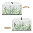 thumbnail image 6 of FOR U DESIGNS Eucalyptus Leaves Pattern Microwave Oven Dust Cover Stain Resistant Lid for Air Fryer Toaster Oven Dust-Proof Kitchen Appliance Covers, 20.9 x 15.7 x 12.4 inches-L, 6 of 8