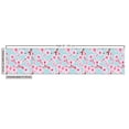 thumbnail image 2 of Cherry Blossom Sofa Upholstery Fabric by the Yard, Inspirational Seasonal Flower Garden Arrangement in Pastel Color, Decorative Fabric for  Home Accents, 3 Yards, Pale Blue Redwood Pink by Ambesonne, 2 of 4