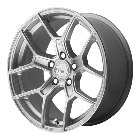 Silver Motegi Racing - Motegi Racing MR133 Wheel Rim Hyper Silver 18x8.5 5x4.5 (5x114.3) 15mm Offset