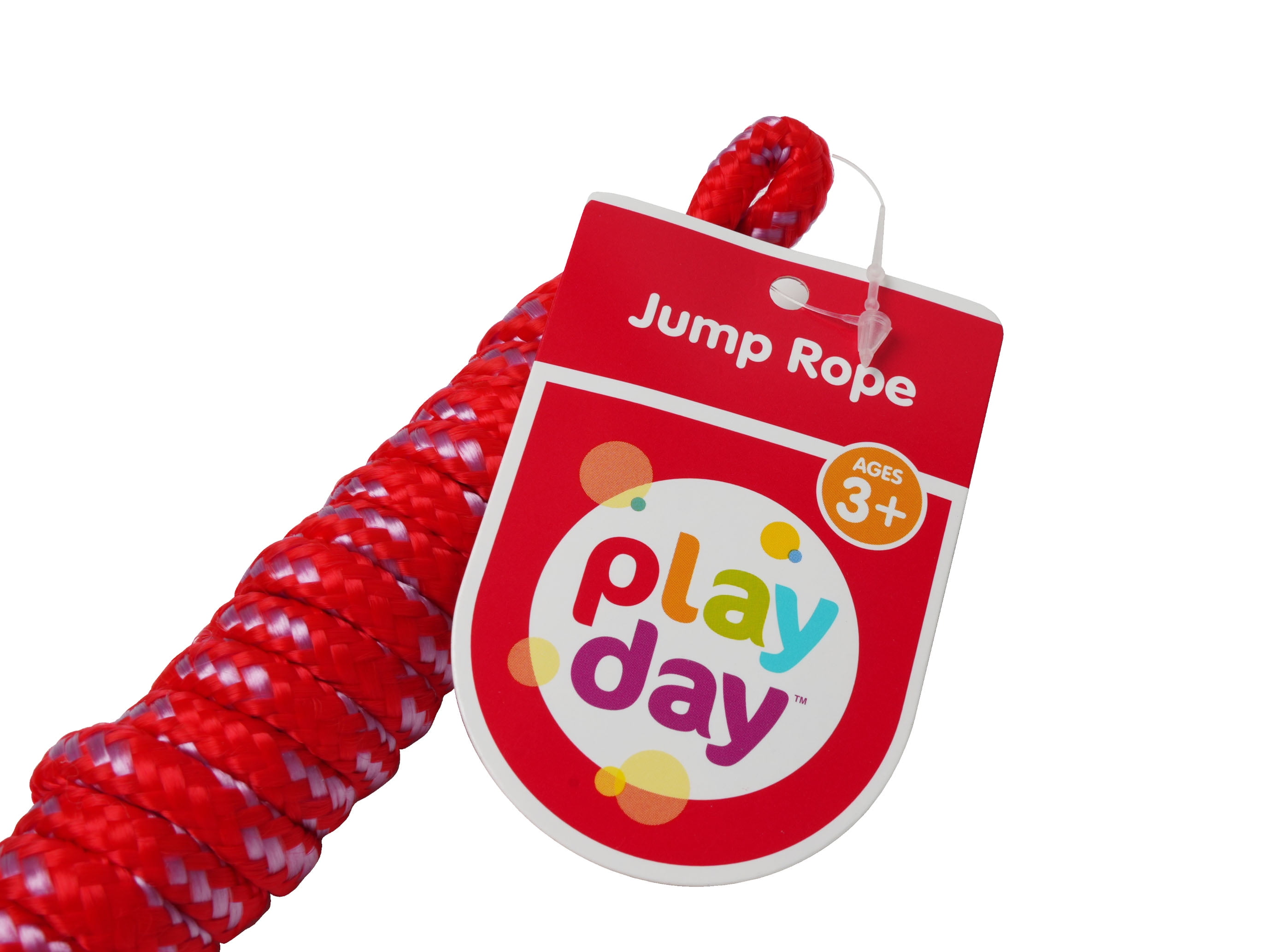 Play Day Jump Rope, Red Kids' Skipping Rope, Toy Sports Equipment, Children Ages 3+