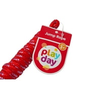 Play Day Jump Rope, Red Kids Skipping Rope, Toy Sports Equipment, Children Ages 3+