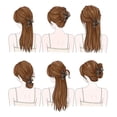 thumbnail image 3 of 6 PCS Bow Hair Clips Bow Claw Clip for Women, Large Hair Claw Clips for Thin Thick Long Hair Cute Nonslip Bows, 3 of 7