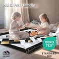 thumbnail image 4 of ODIKA 3'x5' Machine Washable Non-Slip Area Rug, Geometric Marble Black Gold High Traffic Rug, Black, 81769, 4 of 7