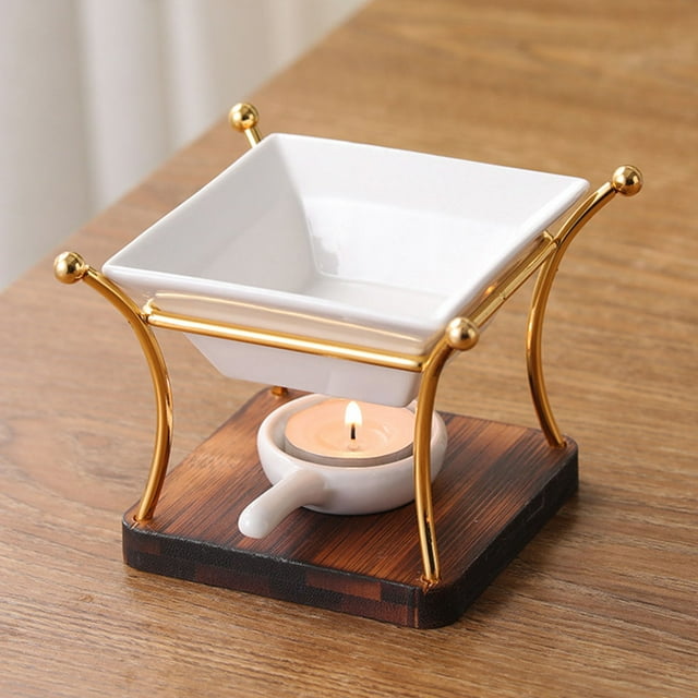 AURARMLET 1 Set Ceramic Wax Melt Burner for Oil Burning with Vintage Style