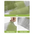 thumbnail image 4 of Sage Green Abstract Bar Stool Covers Set of 4, Grey Geometric Oil Painting Vintage Stretch Washable Bar Chair Covers with Backs, Removable Pub Counter Height Chair Cover for Kitchen Dining Room Cafe, 4 of 7