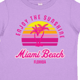 thumbnail image 4 of Inktastic Summer Enjoy the Sunshine Miami Beach Florida in Pink Boys or Girls Toddler T-Shirt, 4 of 5