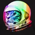 thumbnail image 3 of CafePress - Astronaut Space Cat (Digital Rainbow Dark T Shirt - Men's Classic Graphic Cotton T-Shirt, 3 of 4