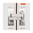 thumbnail image 2 of Adjustable 180° Stone Door Heavy Duty Hinge Invisible Door Fire Hydrant Hinge Furniture Hardware Stainless Steel ,Convenient to Use, 2 of 7