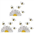 thumbnail image 1 of 3X Adorable Pegatina de Vidrio Estilo Abejas, Calcomanías para Ventanas de Abejas, Calcomanías para Vidrieras de Girasol, Calcomanías para Ventanas de Girasoles, 1 of 5