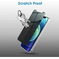 thumbnail image 4 of Entronix Privacy Screen Tempered Glass Protector for iPhone 12 Pro Max, Anti-Spy Tempered Glass Film, 3-Pack, 4 of 10