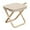Khaki 28.5x24x23cm, variant on jinwen Camping Stool Carbon Steel Frame Camp Stool for Backpacking Travel Gardening Black 28.5x26.5x27cm