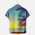 thumbnail image 6 of qolati Hawaiian Shirts for Men Summer Short Sleeve Tropical Print Button Down Beach Shirt Casual Loose Fit Cuban Guayabera Bowling Shirt Gift for Men 2024, 6 of 6