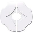 thumbnail image 1 of Ekena Millwork CMP28PL2-07000 28 in. OD x 7 in. ID Square Percival Architectural Grade PVC Contemporary Ceiling Medallion - 2 Piece, 1 of 1