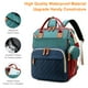 thumbnail image 3 of Awanhe Mochila para pañales de bebé con cambiador, bolsas impermeables para bebés para niños y niñas, puerto de carga USB, regalos para baby shower, RGB, 3 of 5