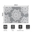 thumbnail image 5 of Bohemian Retro Floral Non-Slip Entryway Door Mat,Boho Indoor Decor Durable Low Plush Door Mat,Washable Welcome Rug for Patio Hallway Home Decor 16x24 Inches, 5 of 7