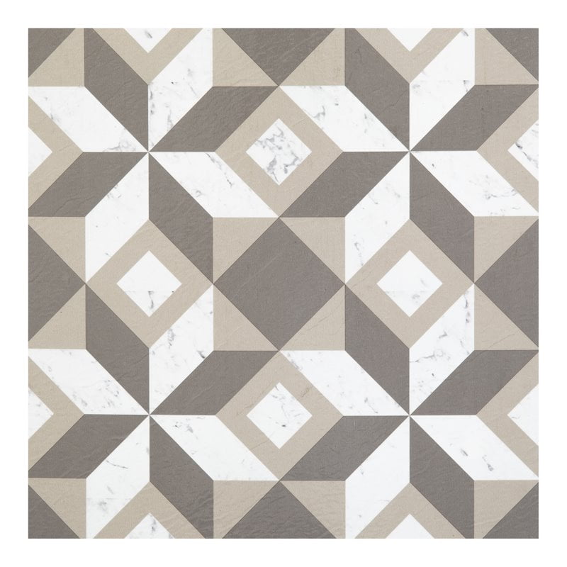 Achim Retro 12'x12' 1.5mm Peel & Stick Vinyl Floor Tiles 20 Tiles/20 Sq. Ft. Prism Marble