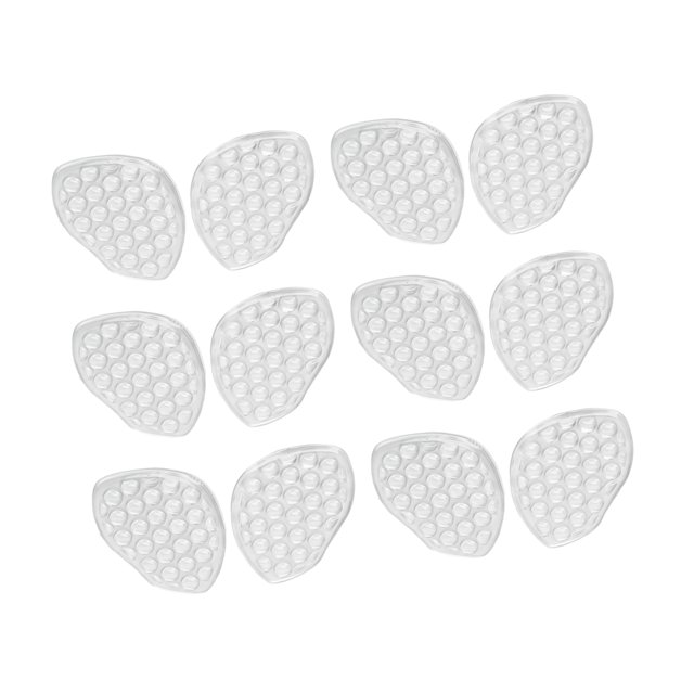 Inserciones metatarsianas ANGGREK 6 pares cojines lavables transparentes silicona para senderismo