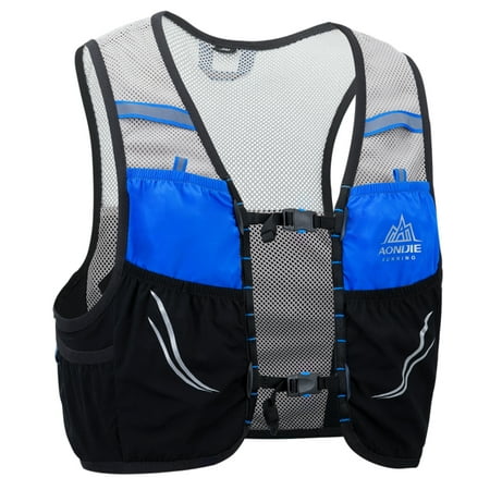 Outdoor Running Vest Mesh Breathable Hydration Rucksack Bag for Cycling Marathon Racing (Best Hydration Vest For Marathon Running)