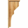 thumbnail image 3 of 8"W x 12"D x 28"H Monterey Rough Sawn Corbel w/Backplate, Western Red Cedar, 3 of 9