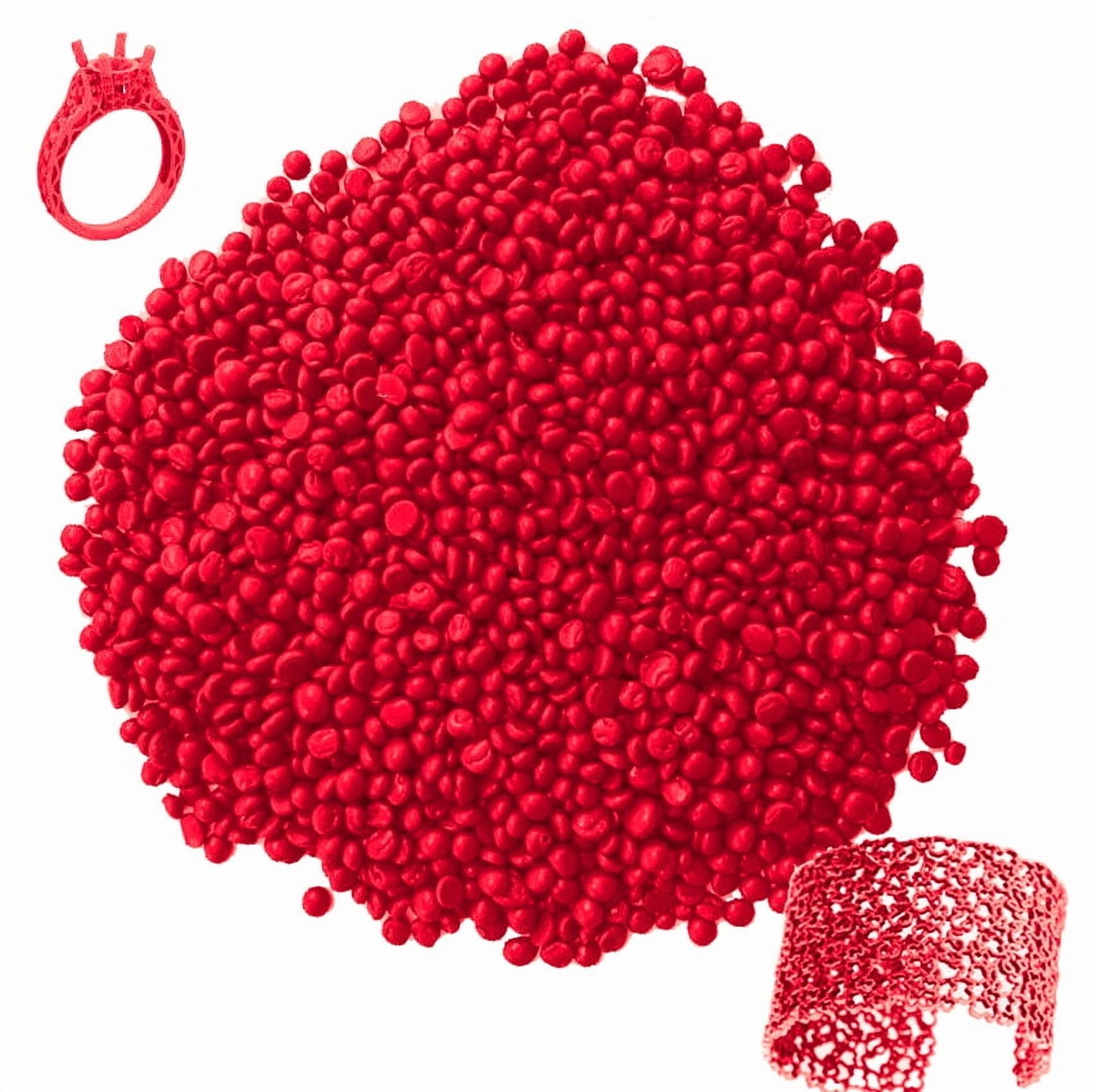 Injection Wax Flexible Red Ruby Beads Wax Jewelry Lost Wax Casting 2 Pound