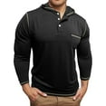 thumbnail image 3 of Men's Athletic Hoodies 2026 Fall Winter Long Sleeve Breathable Hooded Sweatshirt Workout Gym Hoodie Mens Pullover Top, 3 of 8