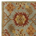 thumbnail image 6 of SAFAVIEH Heritage Jaynaston Floral Wool Area Rug, Charcoal/Multi, 6' x 6' Square, 6 of 7