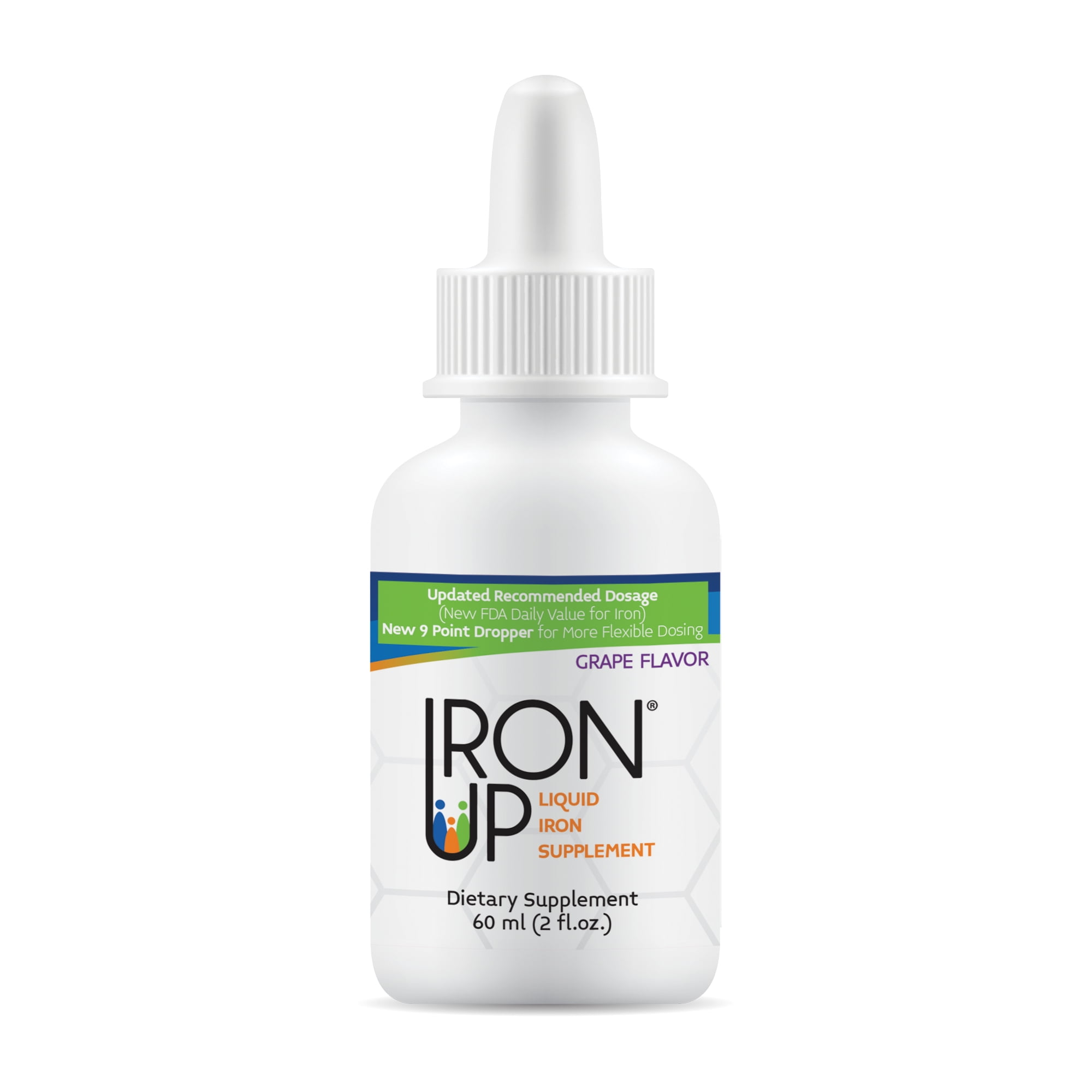 A.C. Grace Company, IronUp Liquid Iron Supplement, Grape Flavor, 2 fl oz (60 ml)