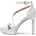 thumbnail image 2 of Naturalizer Women's Pnina Tornai Love 3 Heeled Sandal White 8.5M, 2 of 5