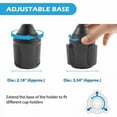 thumbnail image 5 of Adjustable Car Water Cup Mobile Phone St 360 Degree Rotatable Holder for Iphone 11 Pro X Xr Xs Max 7 8 Plus, 5 of 18