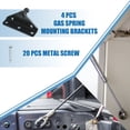 Unique Bargains Car Gas Spring Mounting Bracket 10mm Ball Stud Bracket ...
