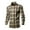 c01Brown, variant on USNSM Mens Flannel Plaid Shirts Long Sleeve Dress Shirts for Men Classic Fit Business Casual Button Down Shirt Tops Brown M