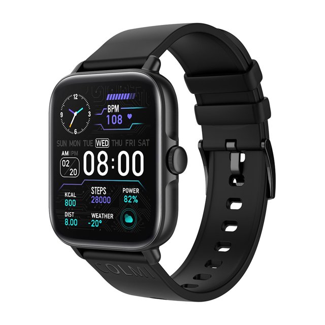 Reloj inteligente deportivo con monitor de ritmo cardíaco, pasos, resistente al agua, pantalla completa, reloj inteligente multifuncional