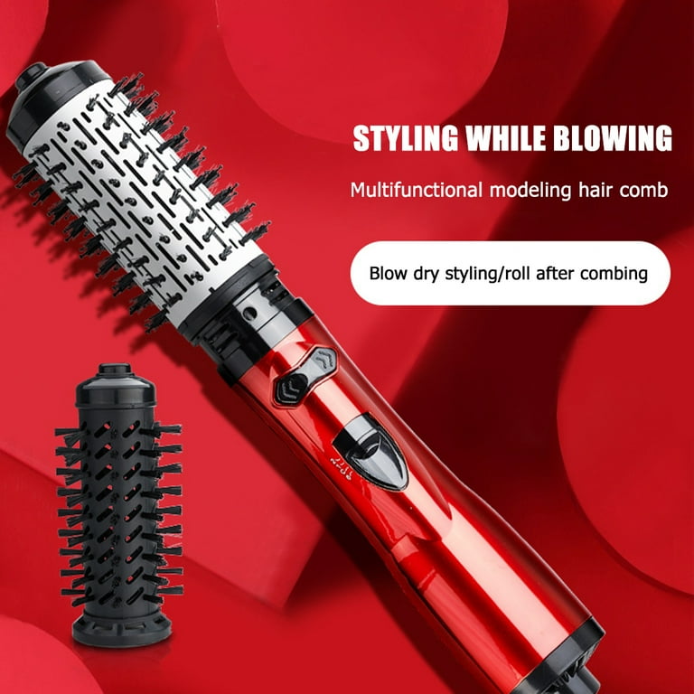 Hair dryer with spinning cheap brush