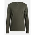 thumbnail image 5 of George Men's Henley Shirt with Long Sleeves, Sizes S-5XB, 5 of 5