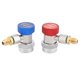 thumbnail image 1 of Adaptador de Acoplamiento Rápido de CA R134A para Aire Acondicionado de Automóvil - Conector de Alta/Baja Presión, 1 of 1