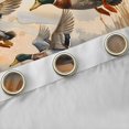 thumbnail image 4 of Manfei Green Billed Waterfowl Print Blackout Curtains Set of 2 (52x84 Each),Farmhouse Animal Curtain, 4 of 6