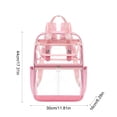thumbnail image 3 of HOZVOMI Transparent Waterproof Backpack for Travel, School, and Daily Use with Comfortable Straps and Multi-Compartment Storage, 3 of 5