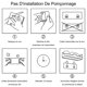 thumbnail image 5 of Juego de ducha de 2 piezas, no requiere taladrar, la ducha puede contener más de 7 kg, baño/cocina/almacenamiento para la ducha del dormitorio, soporte para el baño. Afortunado Sencillez, 5 of 5
