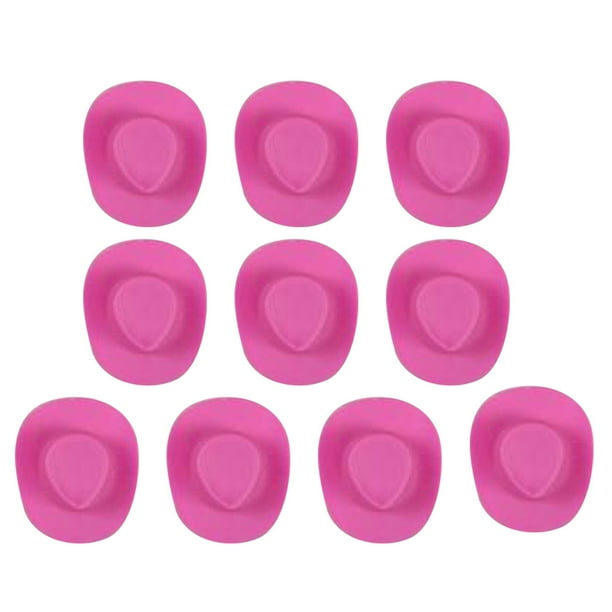 10 mini sombreros de vaquero para regalos de despedida de soltera | Decoración de despedida de soltera con temática del Oeste | Sombreros de muñeca para mini botellas de alcohol y adornos para