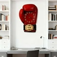 thumbnail image 4 of Guantes de boxeo, reloj, cinturón con nombre, impresión plana acrílica 2D, decoración, temática deportiva, decoración plana, 4 of 7