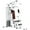 White, variant on Soozier Multifunction Home Gym Equipment with 100Lbs Weight Stack, Black