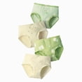 thumbnail image 4 of HCNTES Girls' And Toddler Organic Underwear, Brief & Hipster, 4-pack, Pure Comfort Organic 100% Cotton Panties 1-8T (Green,2-3 Y), 4 of 4