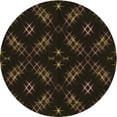 thumbnail image 1 of Ahgly Company Machine Washable Indoor Square Transitional Night Black Area Rugs, 3' Square, 1 of 7