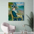 thumbnail image 5 of HFDF By the Seashore by Pierre-Auguste Renoir The World Classic Art Reproductions, Giclee Canvas Prts Wall Art for Home Decor, 11x14inch Framed, 5 of 6