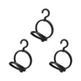 thumbnail image 1 of Black Wig Hanger3Pcs Hanging Wig Stand Wigs Storage Holder Hanging Wig Rack Unrivaled Performance, 1 of 5