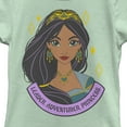 thumbnail image 2 of Girl's Aladdin Jasmine Leader Portrait  Graphic Tee Mint Small, 2 of 4