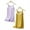 purple+yellow, variant on Girl Nightgown Sleeveless Spaghetti Strap Pajamas Dress for Kids Sleepwear 2 Pack, 3-15 Years